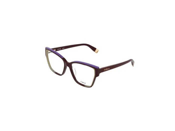 Gafas graduadas Furla VFU718 Granate Talla: 55X16