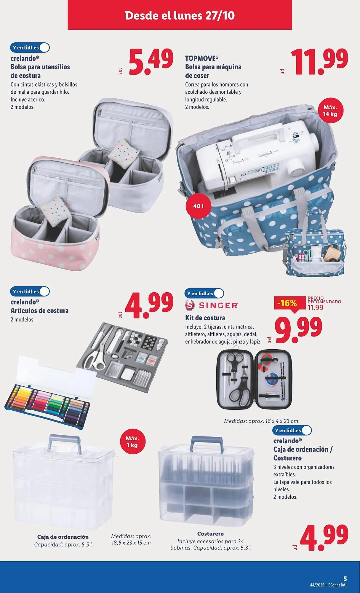 Catálogo de Catálogo Lidl 27 de octubre al 2 de noviembre 2025 - Página 9