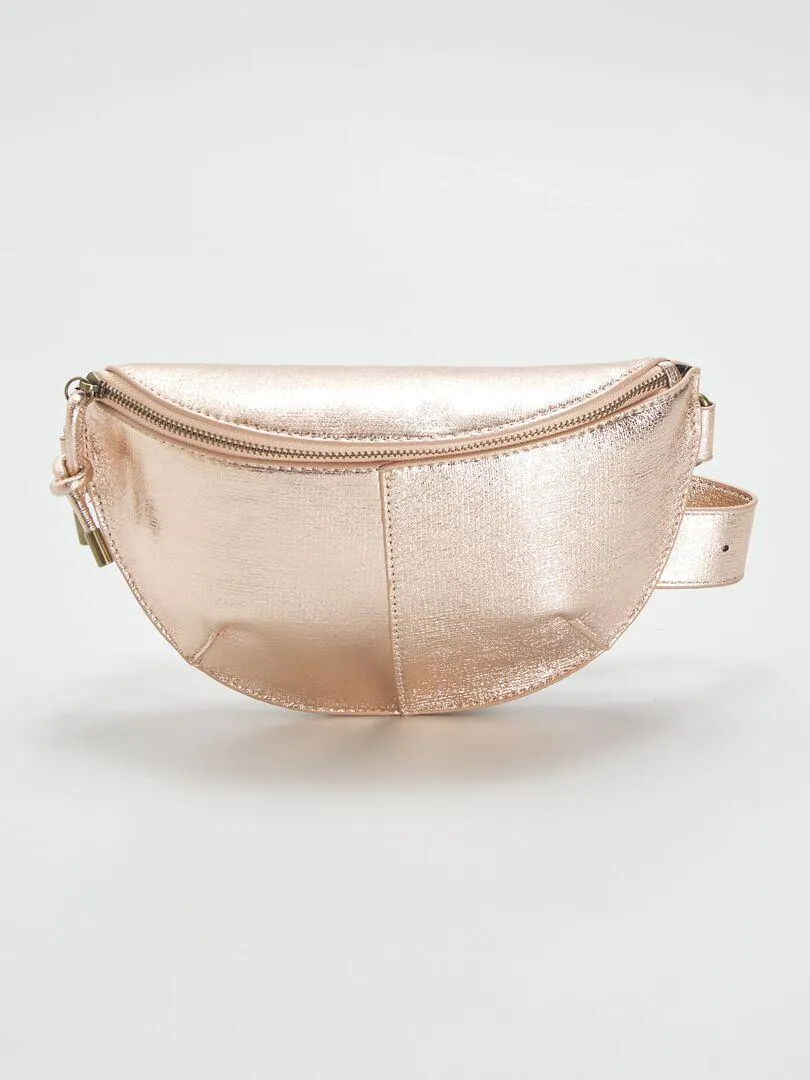 Riñonera glossy - MARRON