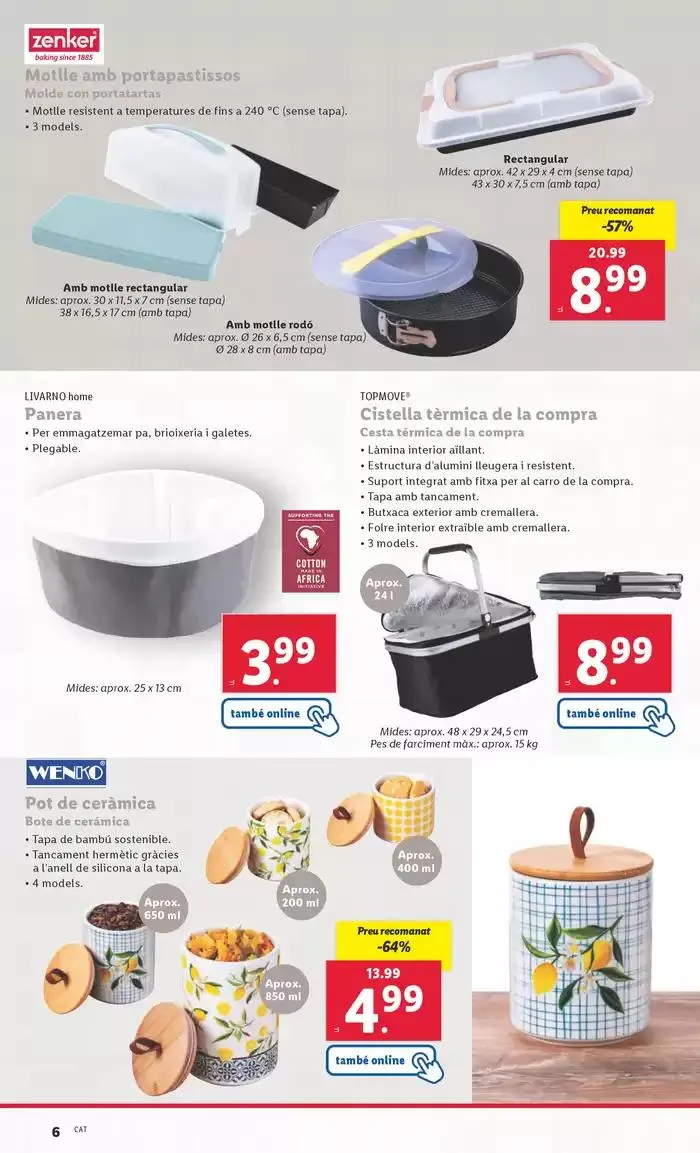 Catálogo de ¡Bazar Lidl! Ofertas válidas del 19/05 al 25/05 19 de mayo al 25 de mayo 2025 - Página 6