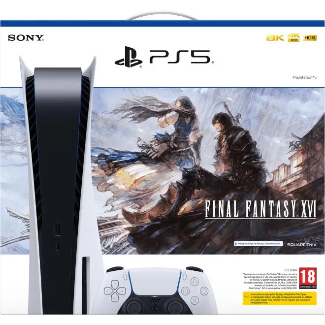 PlayStation PS5 stand con Final Fantasy XVI