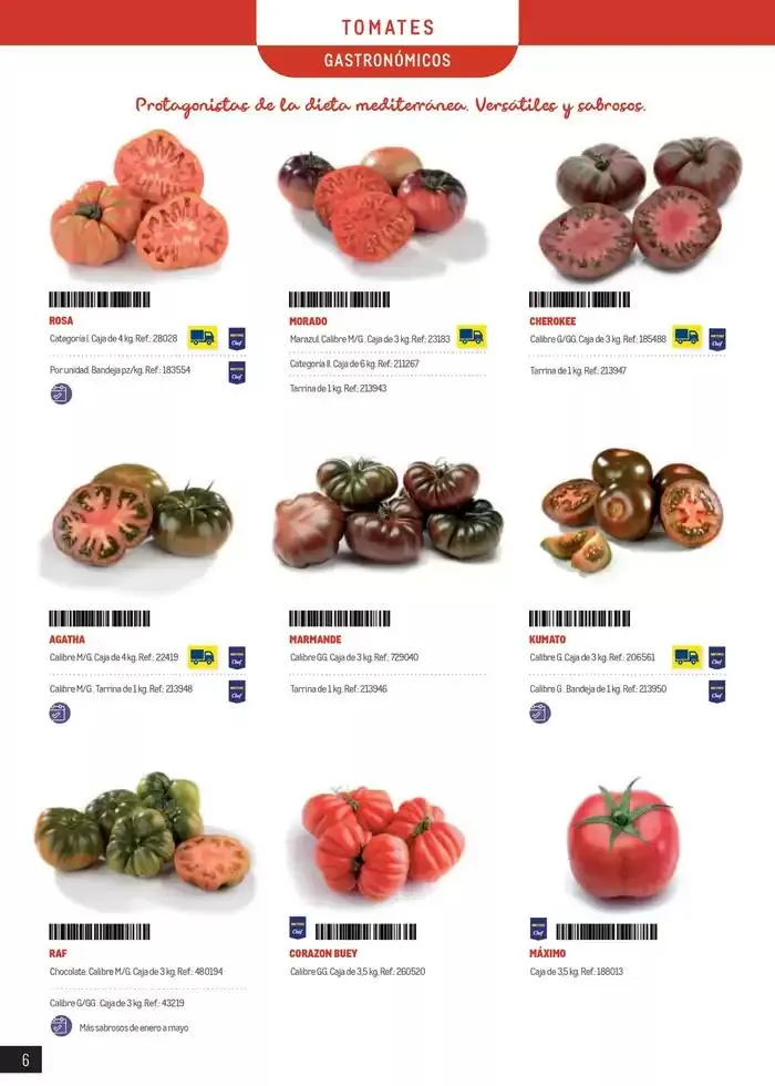 Catálogo de Frutas y verduras 8 de enero al 30 de junio 2025 - Página 6