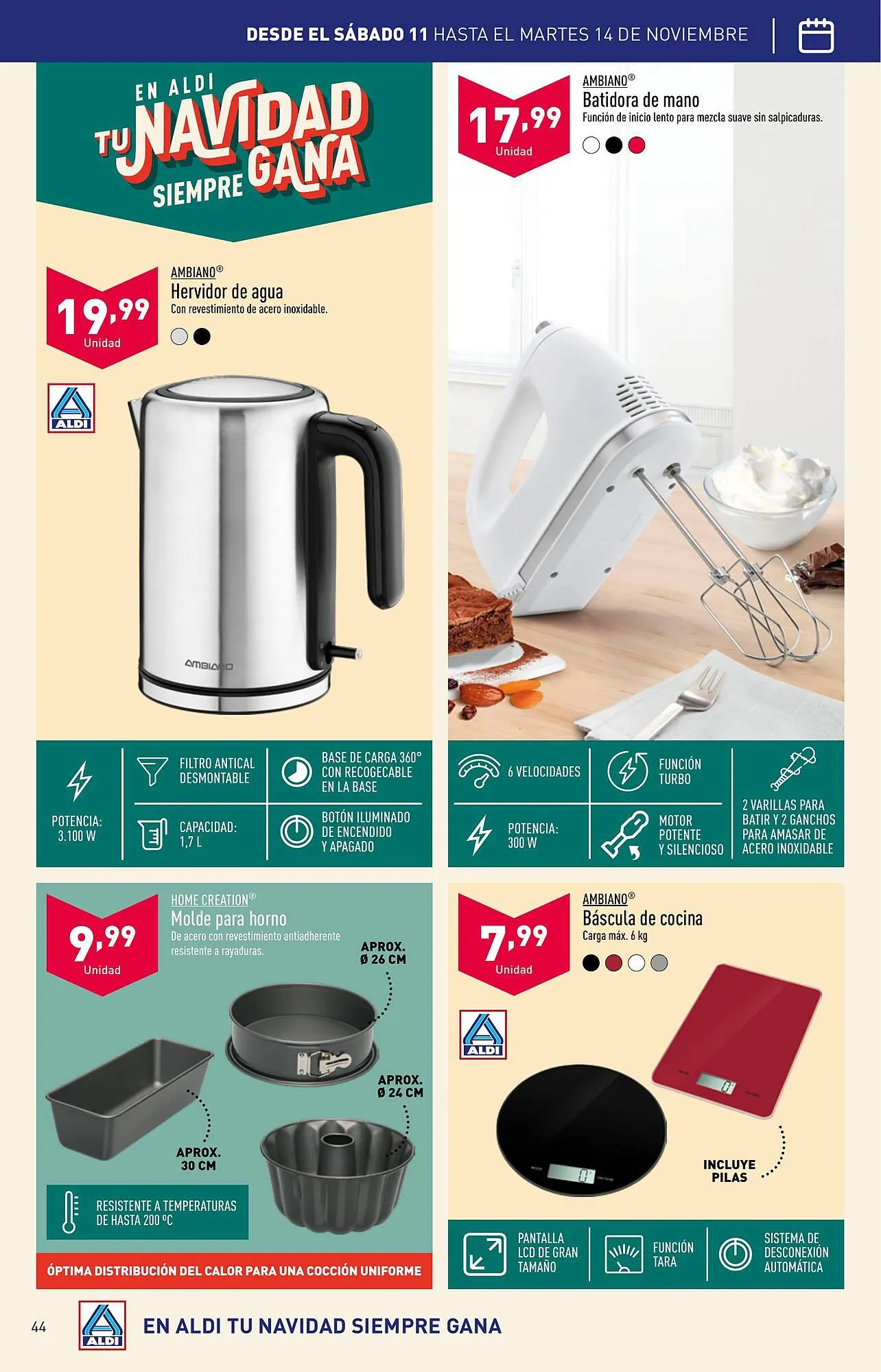 Catálogo de Folleto ALDI 8 de noviembre al 14 de noviembre 2023 - Página 44