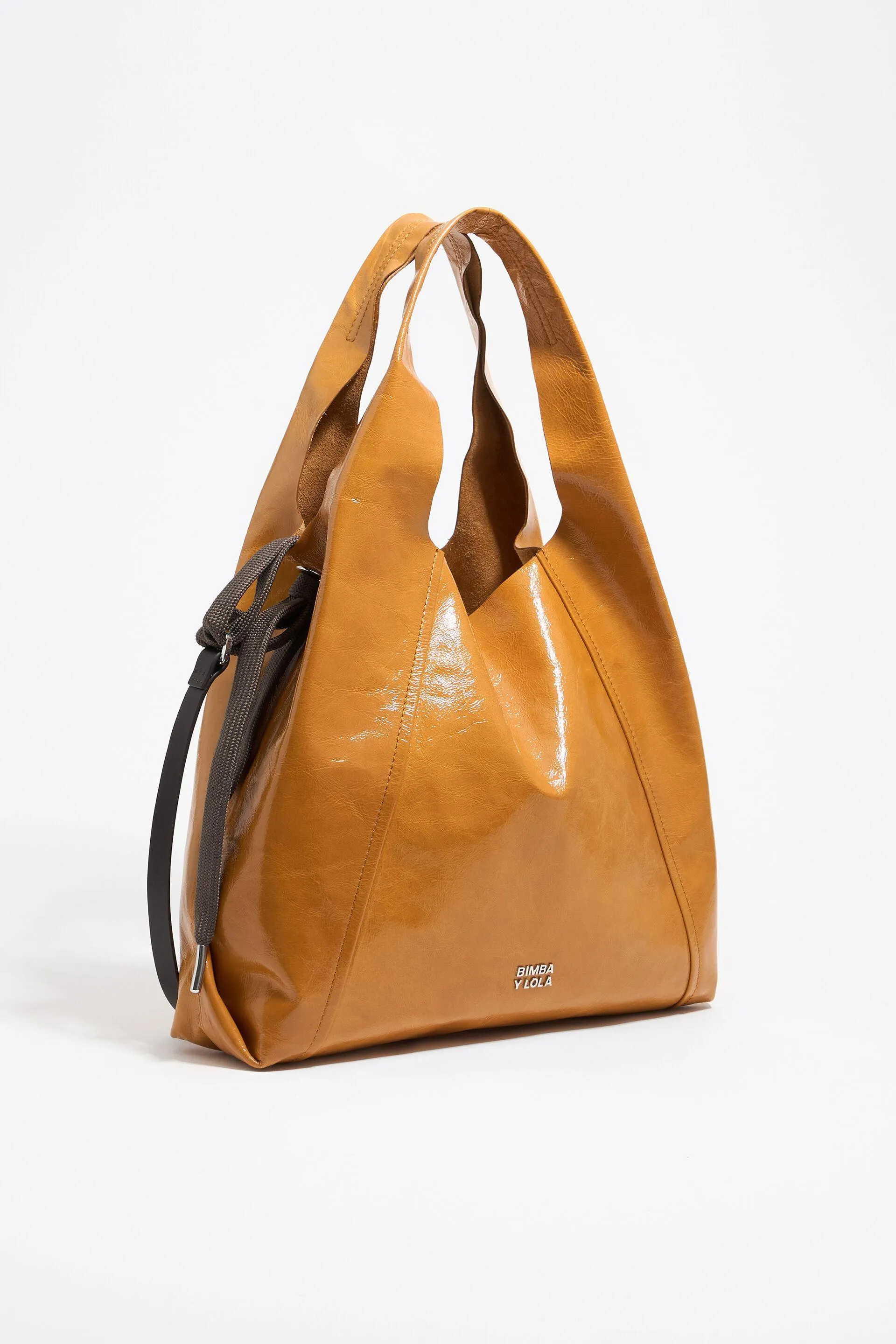 Bolso Paper grande piel caramelo