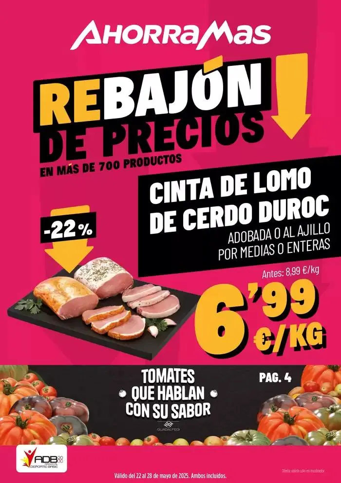 Catálogo de Rebajón de precios 22 de mayo al 28 de mayo 2025 - Página 1