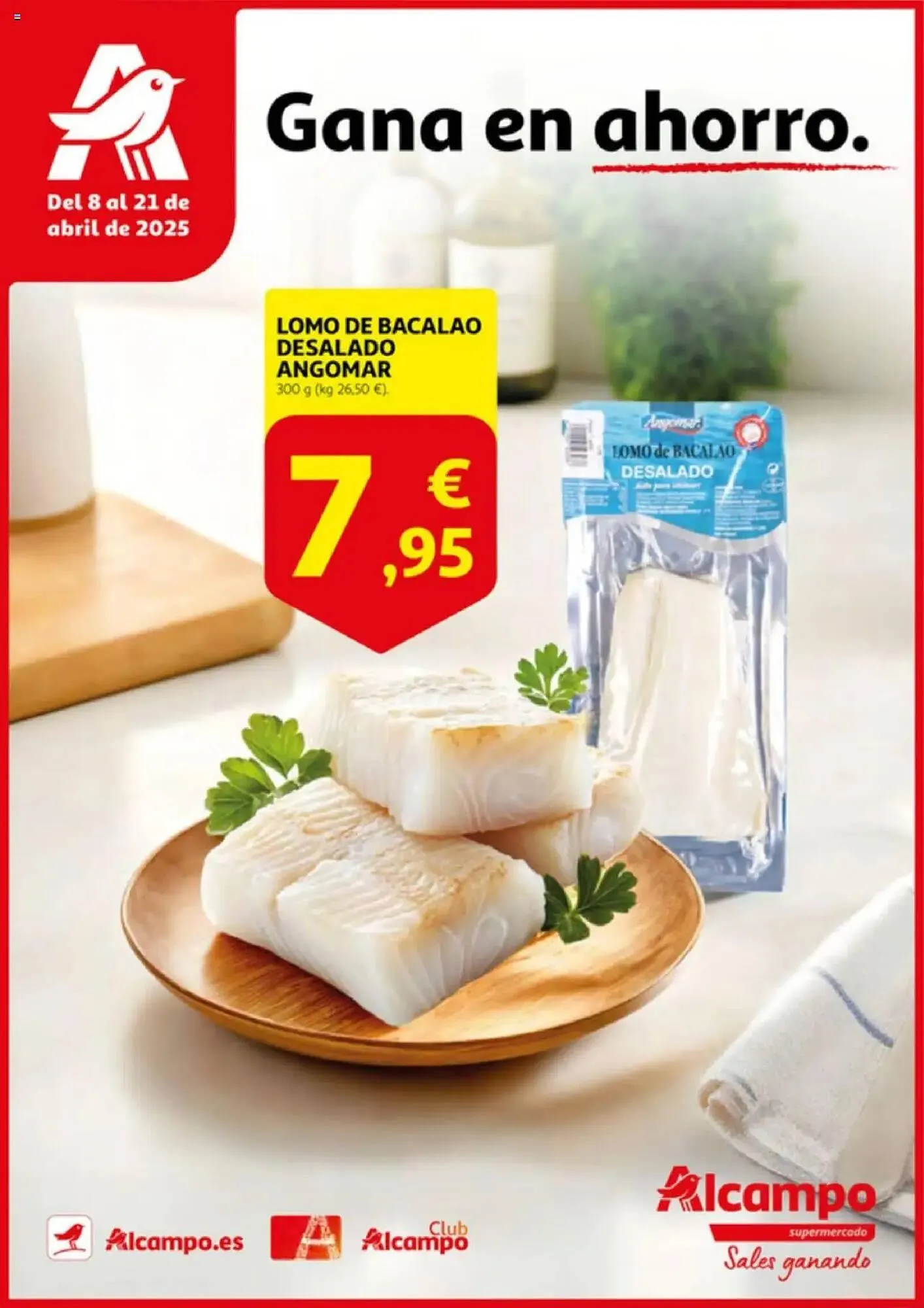 Catálogo de Folleto Alcampo 8 de abril al 21 de abril 2025 - Página 1