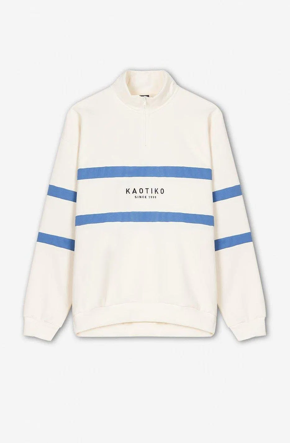Sudadera Berwin Ivory / Blue Ink