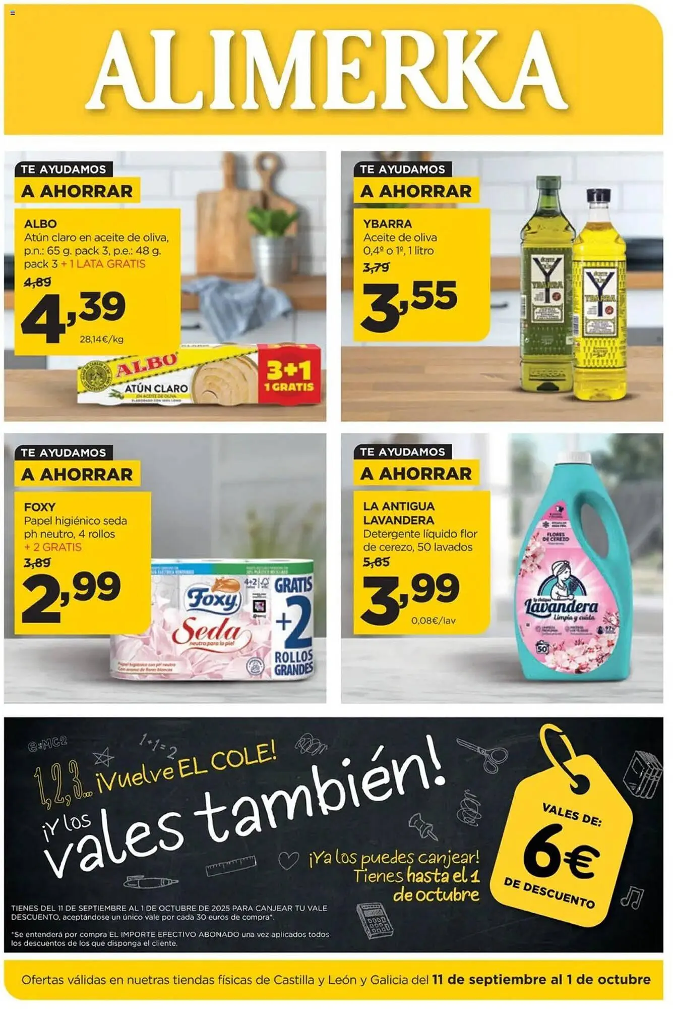 Catálogo de Folleto Alimerka 11 de septiembre al 1 de octubre 2025 - Página 1