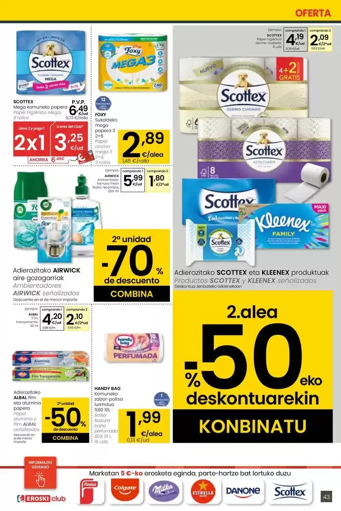 Catálogo de AUKERA OFERTA EROSKI CENTER 10 de abril al 29 de abril 2025 - Página 43