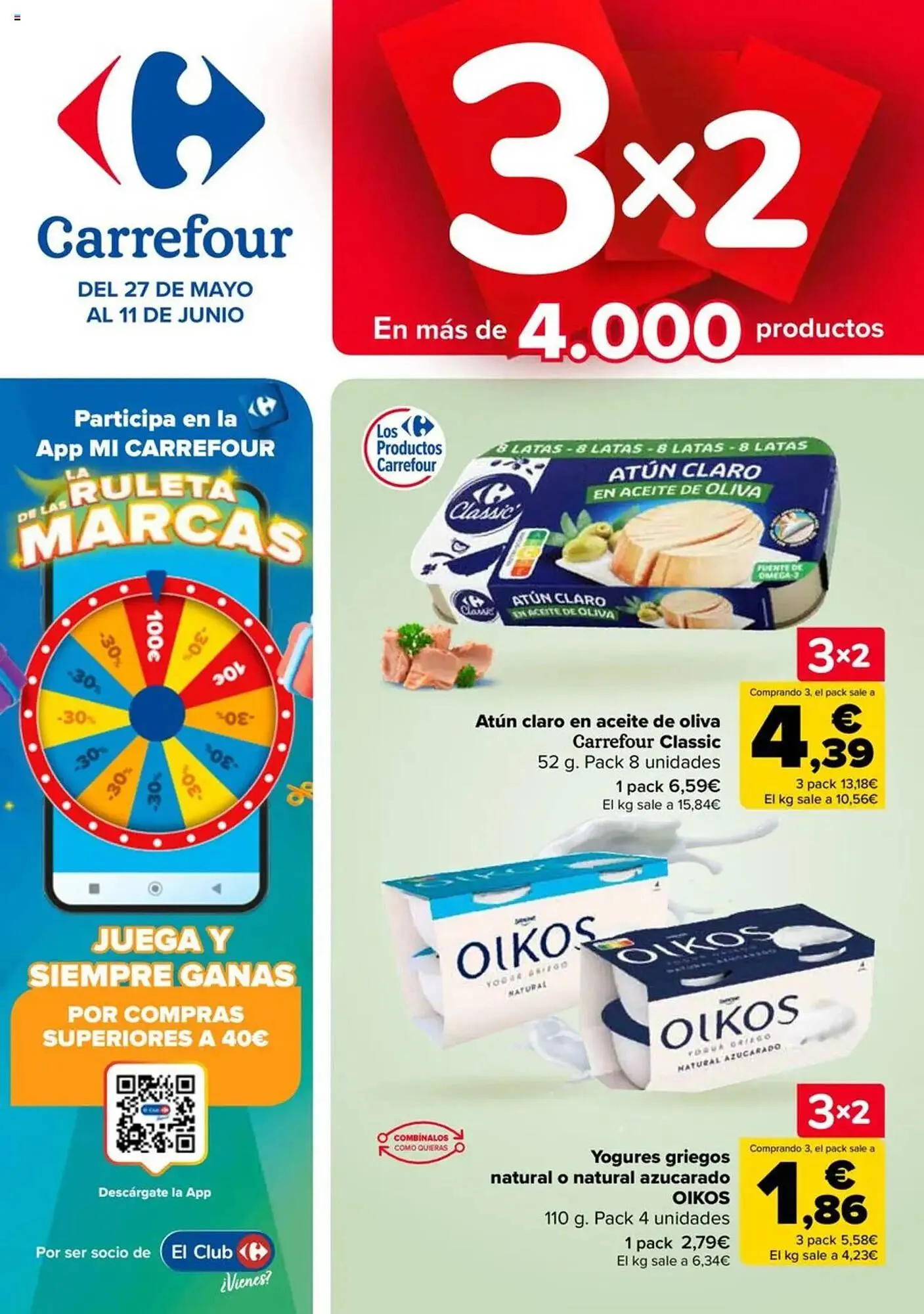 Catálogo de Folleto Carrefour 27 de mayo al 11 de junio 2025 - Página 1