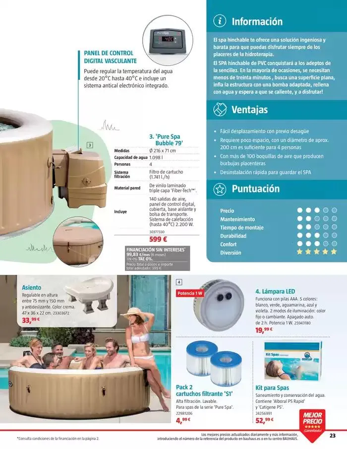 Catálogo de Piscinas, spa, limpieza y Mantenimiento 8 de mayo al 7 de junio 2025 - Página 23