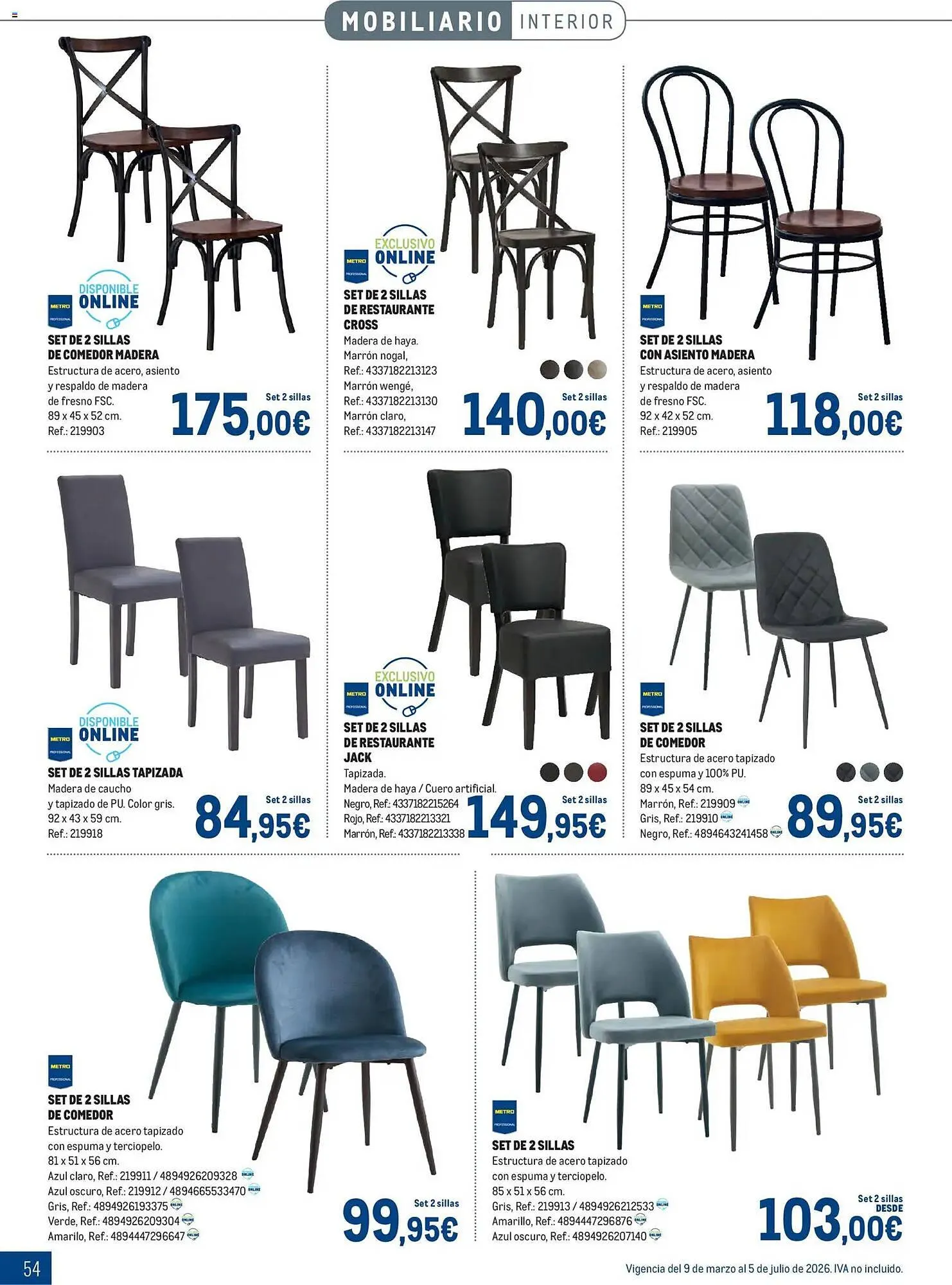 Catálogo de Catálogo Makro 9 de marzo al 5 de julio 2026 - Página 54