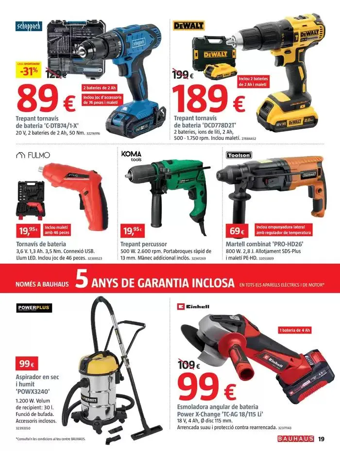 Catálogo de Bricolatge, reformes, decoració i jardí 8 de mayo al 28 de mayo 2025 - Página 19