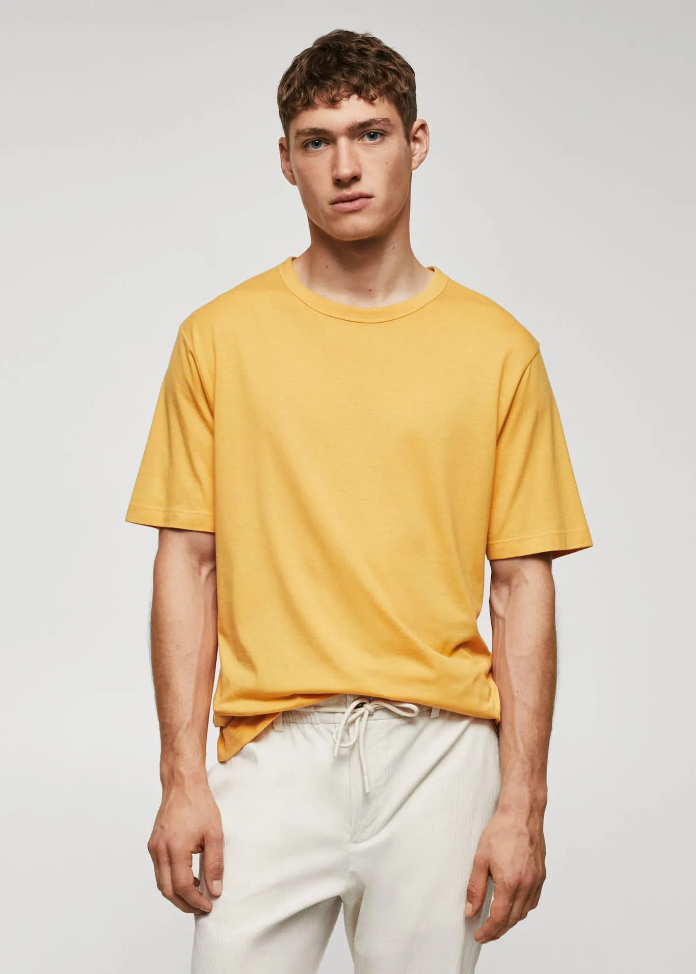 Basic mercerised lightweight shirt