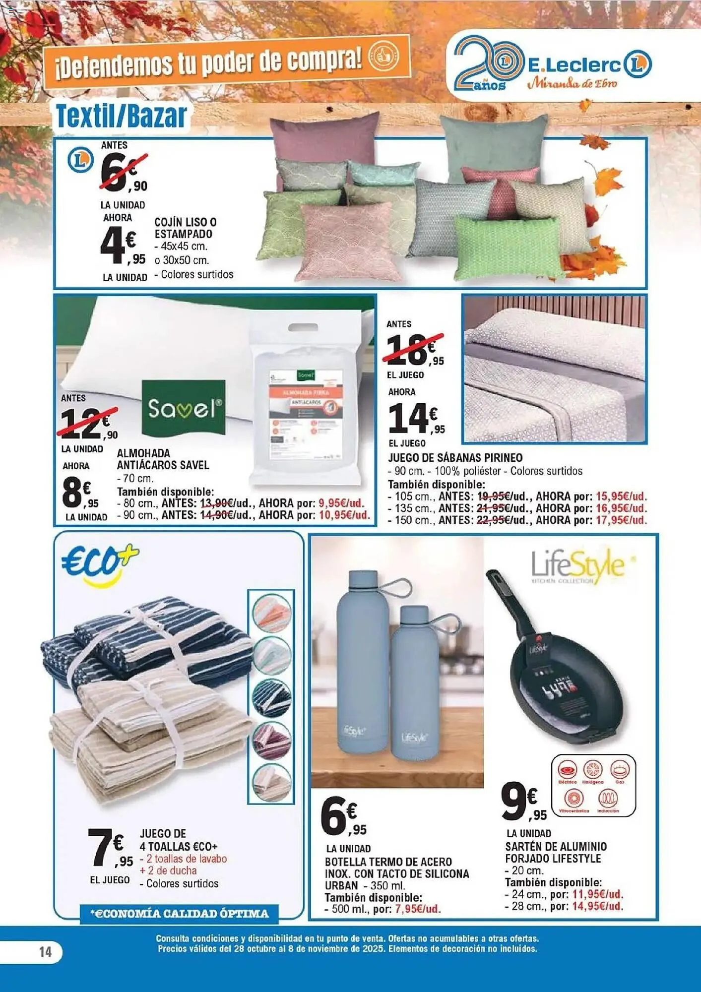 Catálogo de Catálogo E.Leclerc 28 de octubre al 8 de noviembre 2025 - Página 14