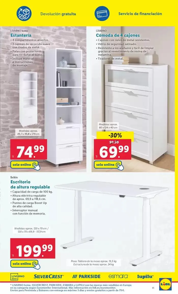 Catálogo de ¡Bazar Lidl! Ofertas válidas del 31/03 al 06/04 31 de marzo al 6 de abril 2025 - Página 19