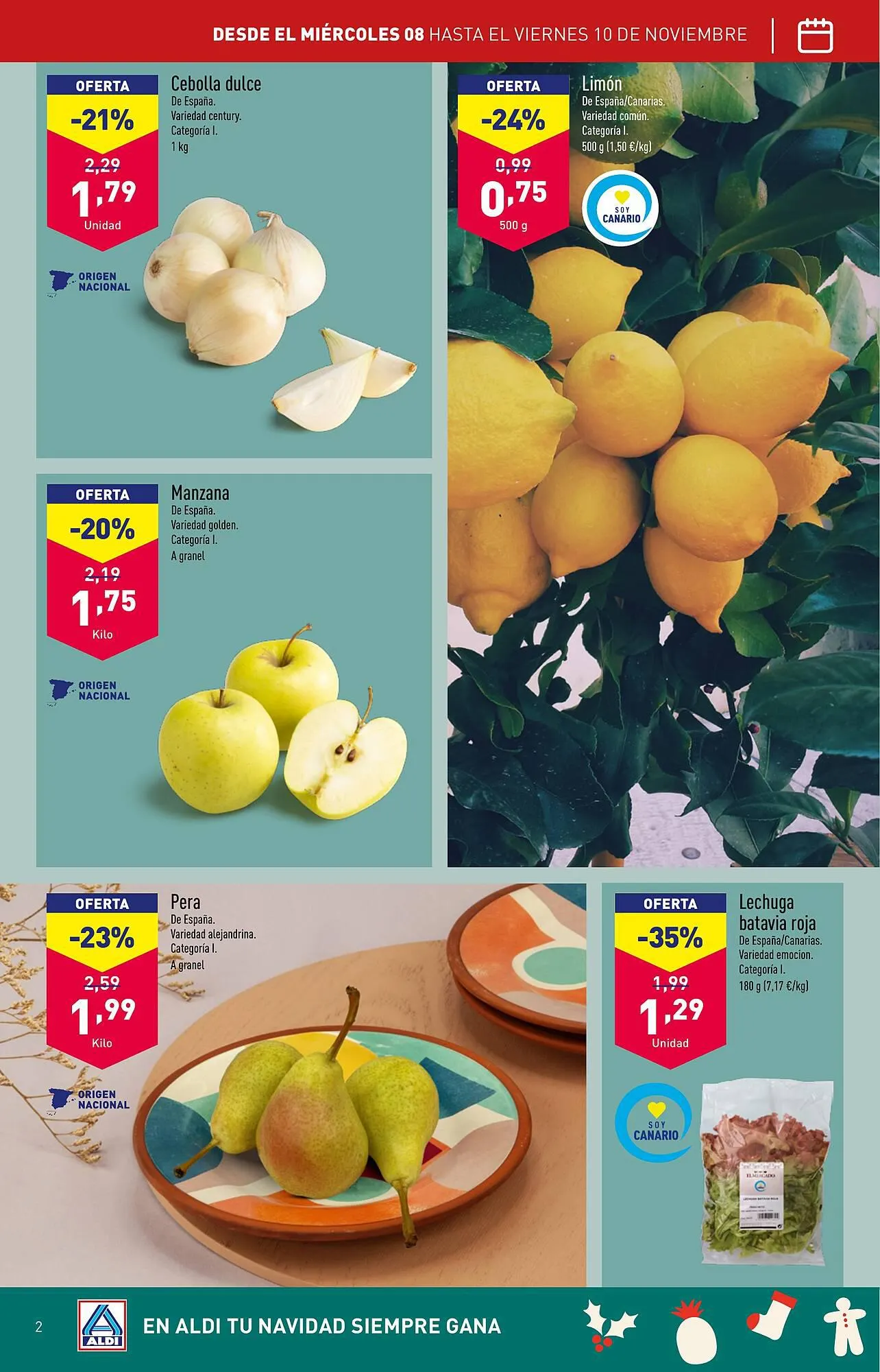 Catálogo de Folleto ALDI 8 de noviembre al 14 de noviembre 2023 - Página 2