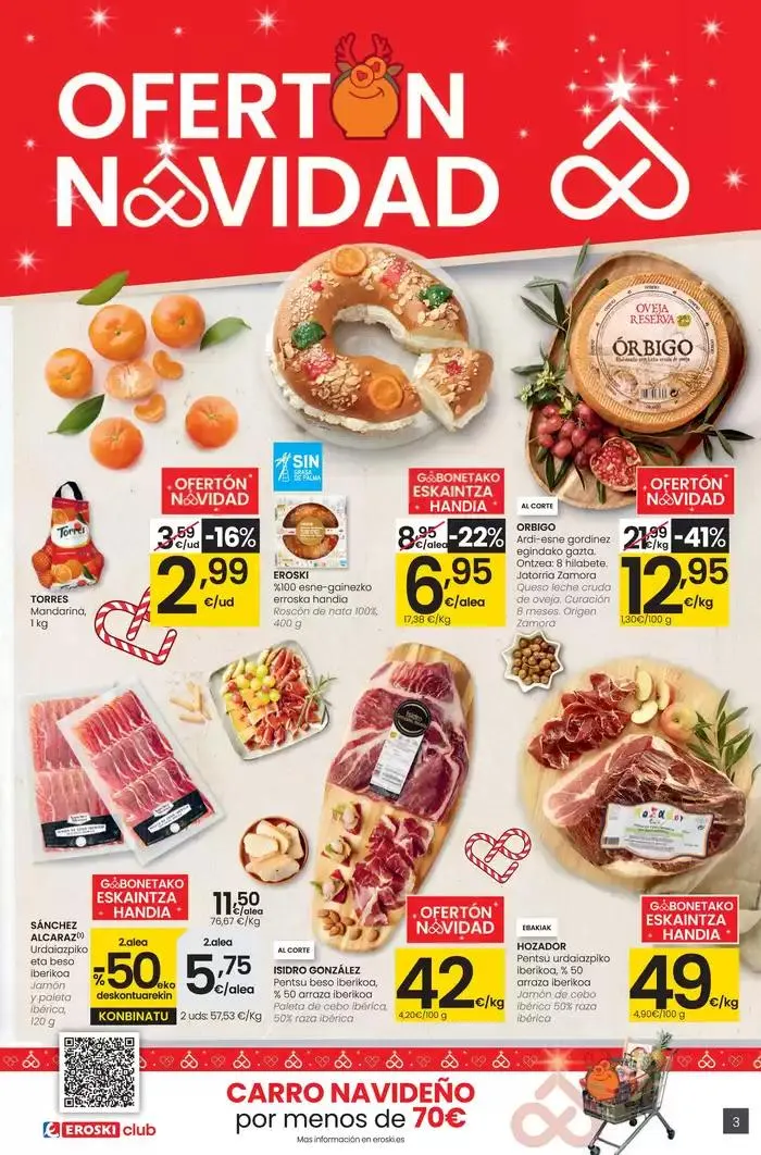 Catálogo de Gabonetako eskaintza handi SUPERMERKATUAK EROSKI CENTER 28 de noviembre al 17 de diciembre 2024 - Página 3