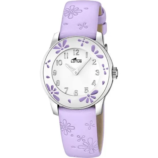RELOJ INFANTIL LOTUS CON ESFERA BLANCA 15950/3