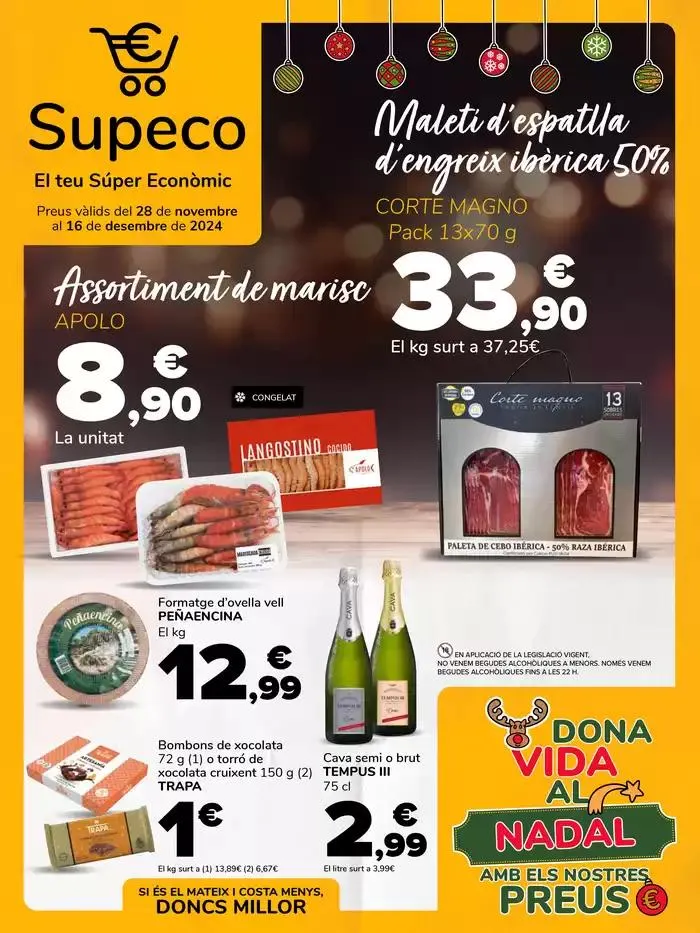 Catálogo de Supeco, tu super económico 28 de noviembre al 16 de diciembre 2024 - Página 1