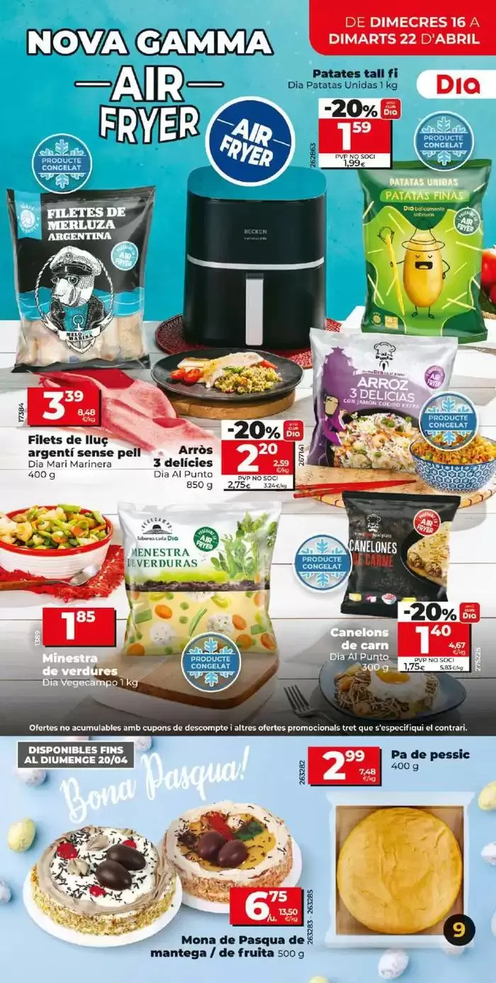 Catálogo de Nova Qualitat Dia del 16/04 al 22/04 16 de abril al 22 de abril 2025 - Página 9