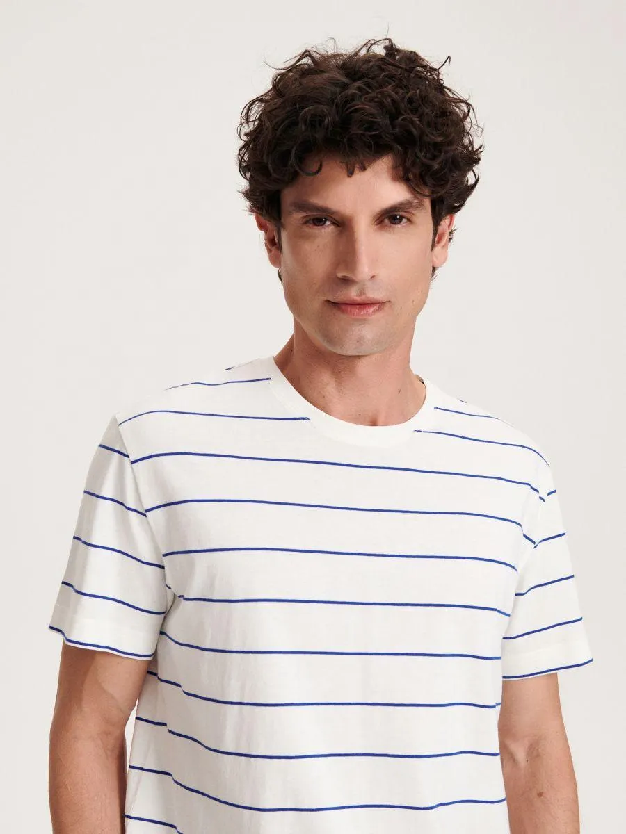 Camiseta regular fit a rayas