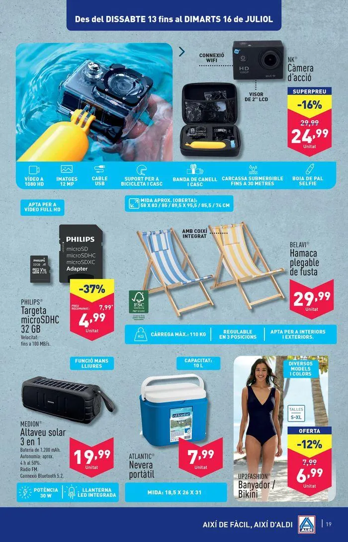 Catálogo de ¡Así de fácil, así de Aldi! 10 de julio al 16 de julio 2024 - Página 19