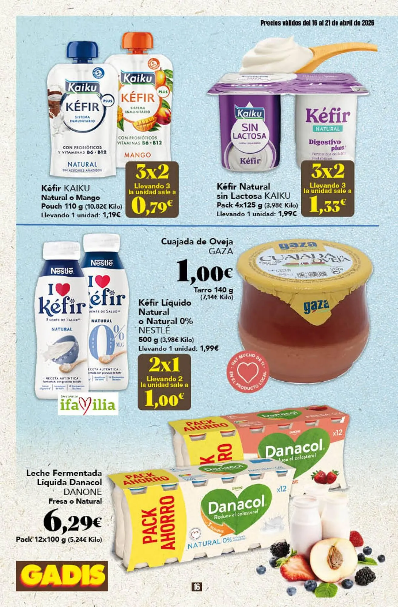 Catálogo de Folleto Gadis 16 de abril al 21 de abril 2026 - Página 16