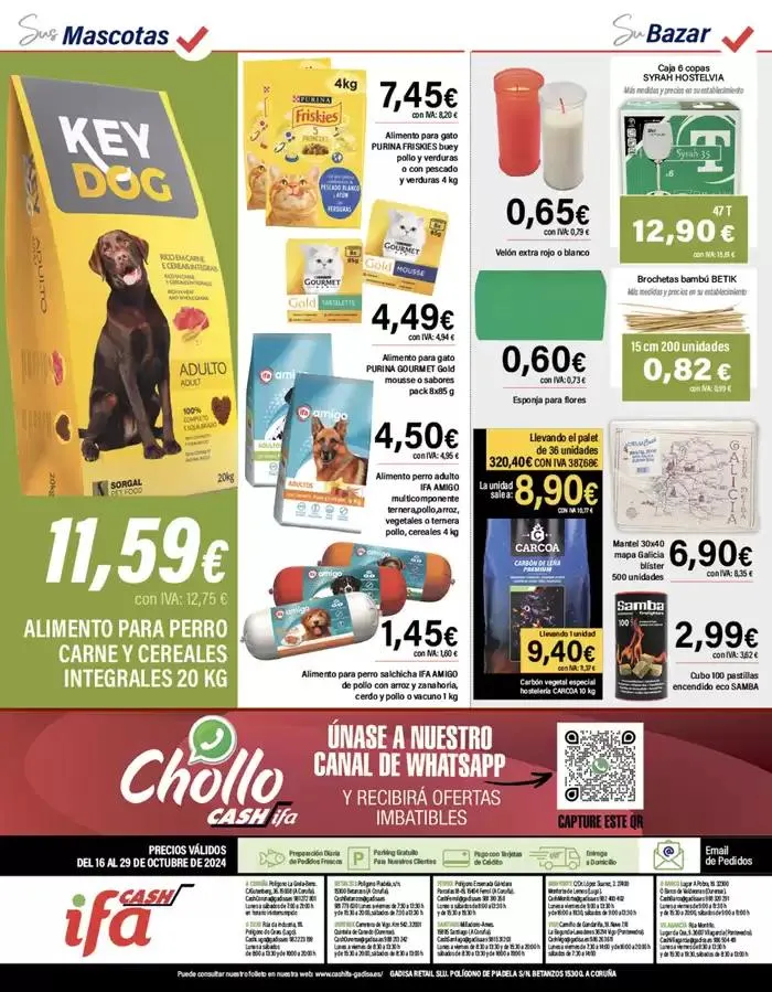 Catálogo de Catálogo Cash Ifa Galicia 17 de octubre al 29 de octubre 2024 - Página 16