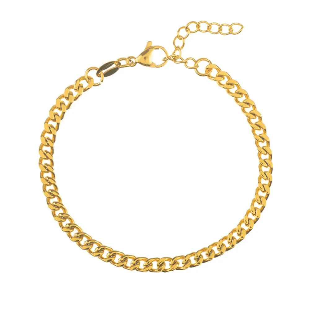 Pulsera de cadena ACERO - Dorado