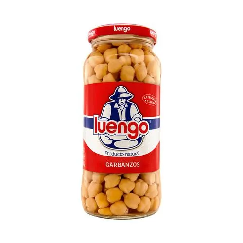 LUENGO Garbanzo cocido LUENGO frasco de 400 g.