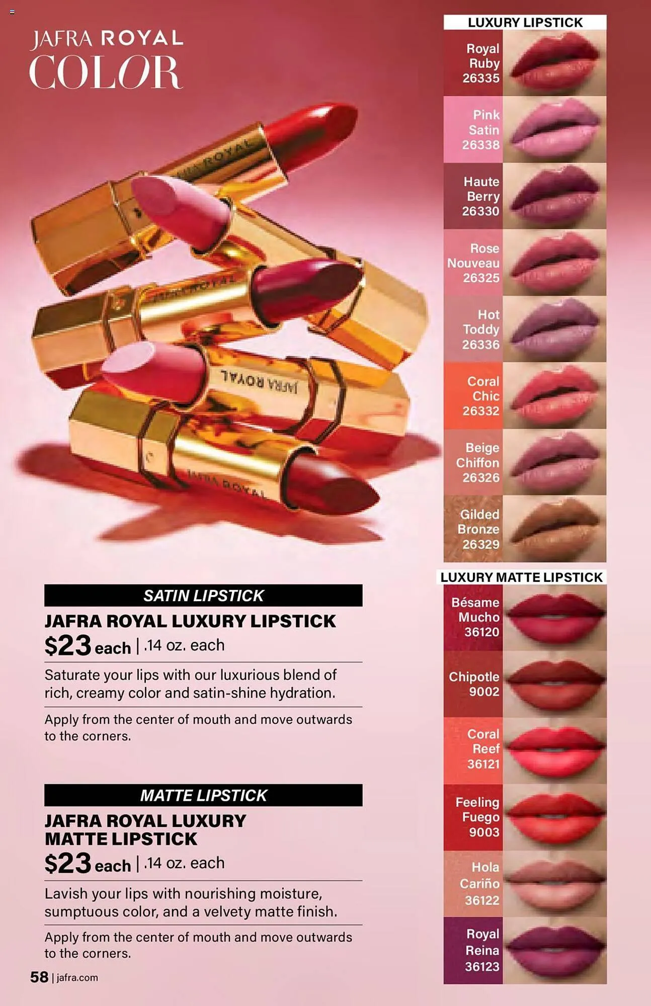 Catálogo de Folleto JAFRA 1 de agosto al 31 de diciembre 2024 - Página 58