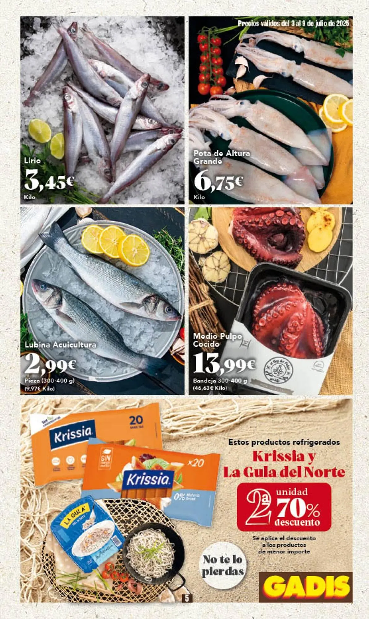 Catálogo de Folleto Gadis 3 de julio al 9 de julio 2025 - Página 5