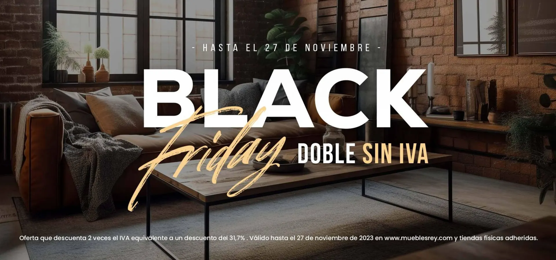 Catálogo de Folleto Muebles Rey 21 de noviembre al 27 de noviembre 2023 - Página 1