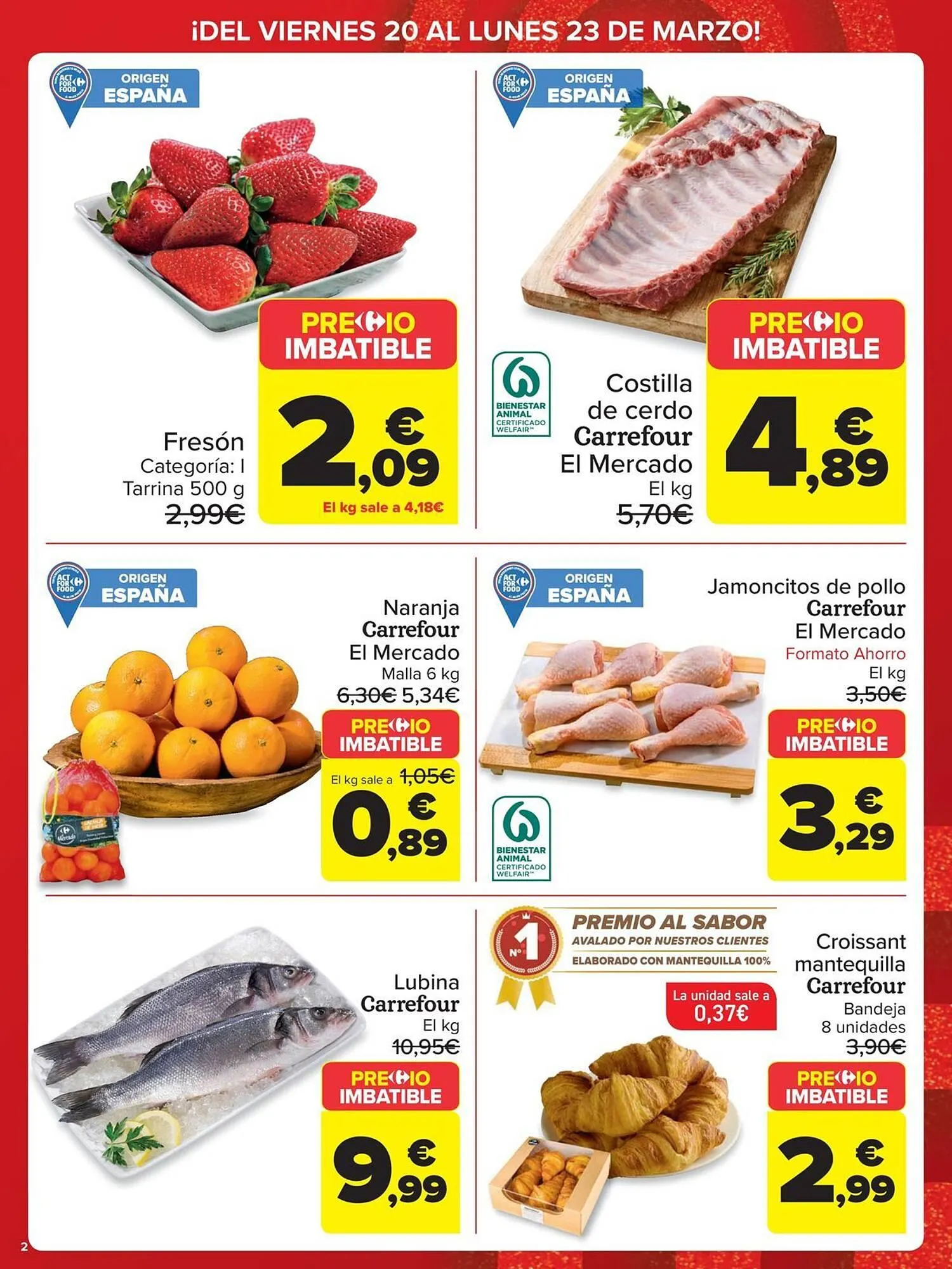 Catálogo de Folleto Carrefour 20 de marzo al 23 de marzo 2026 - Página 2