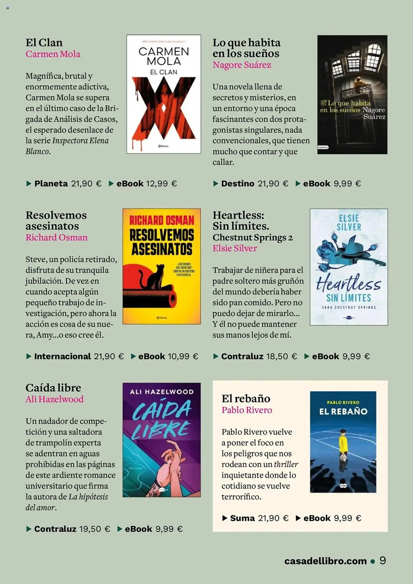 Catálogo de Folleto Casa del Libro 7 de abril al 22 de abril 2025 - Página 9
