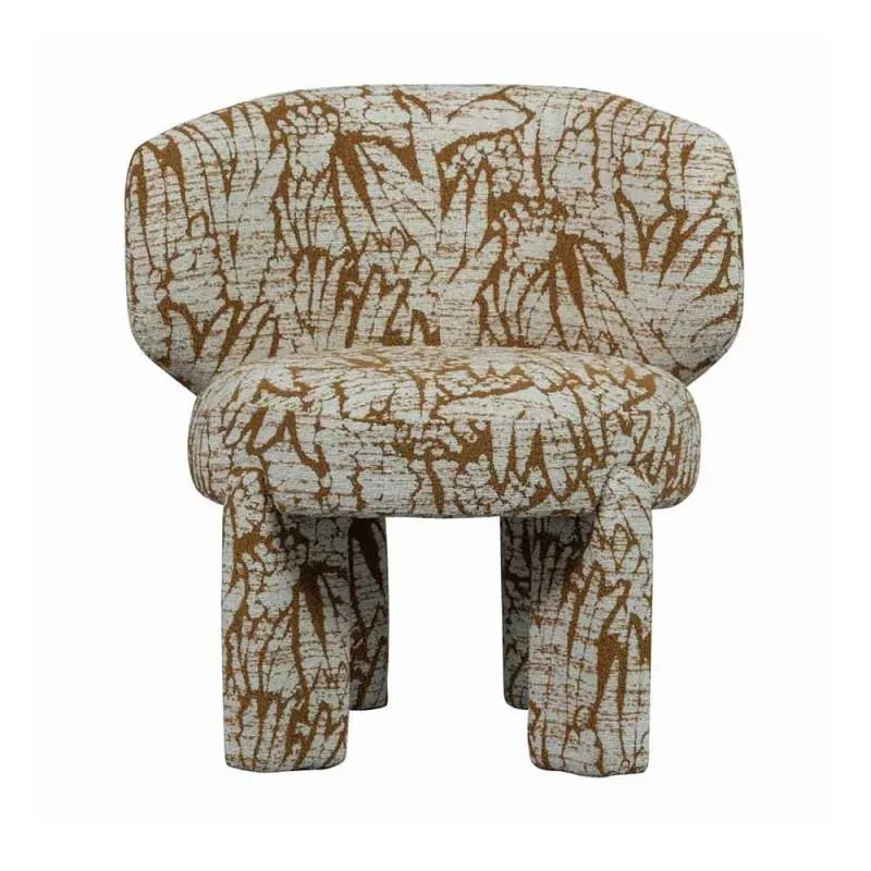 Upholstered armchair Upke natural/ brown