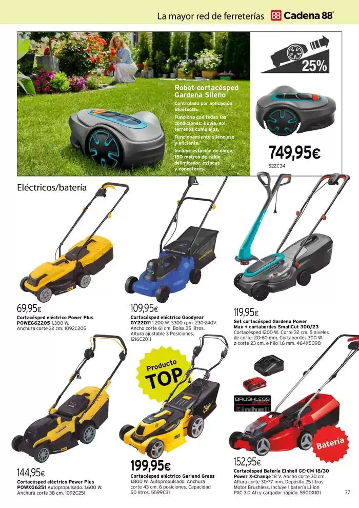 Catálogo de Transforma tu jardín y terraza 1 de enero al 31 de diciembre 2025 - Página 77