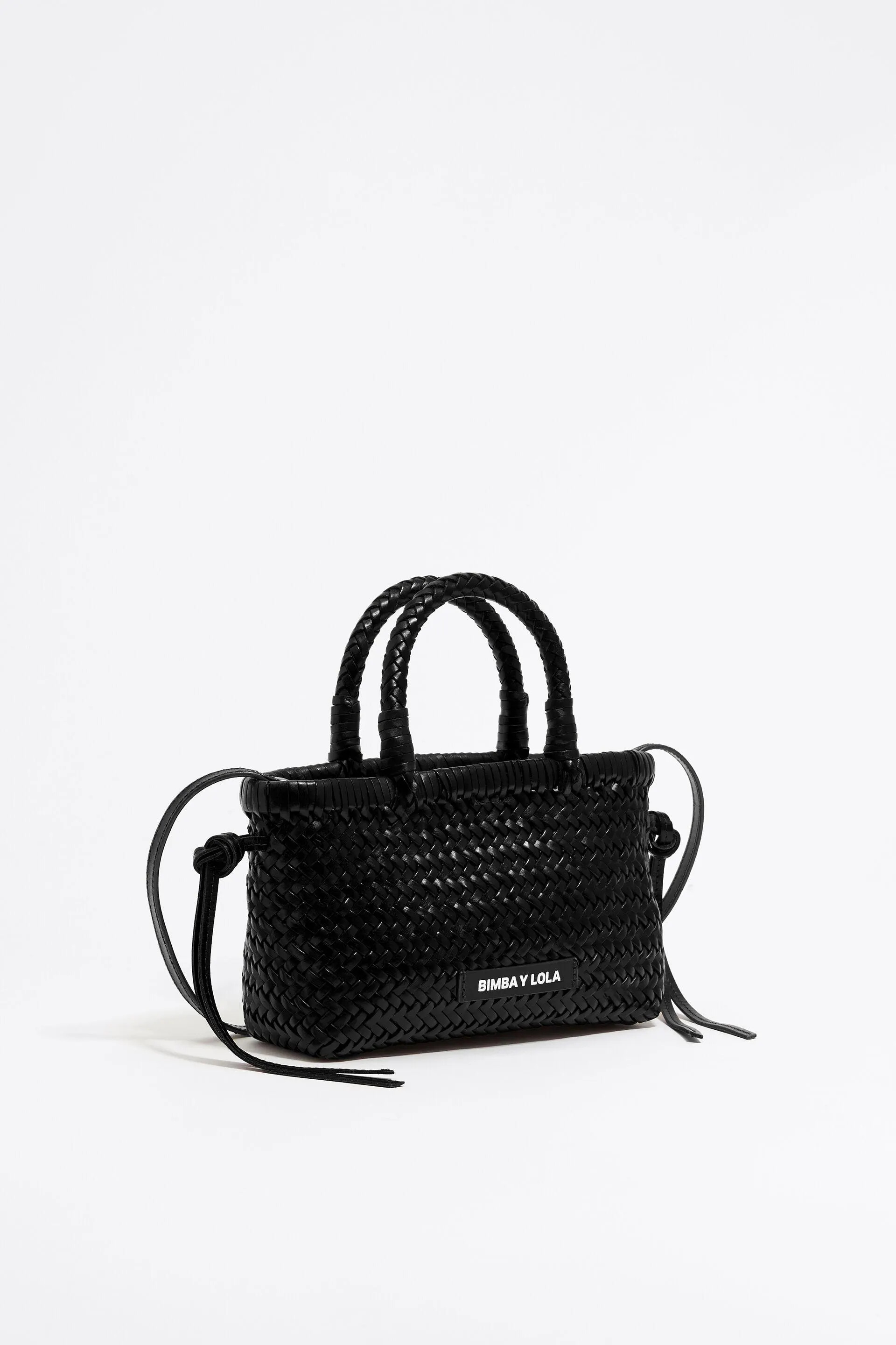 Bolso shopper mini piel negro