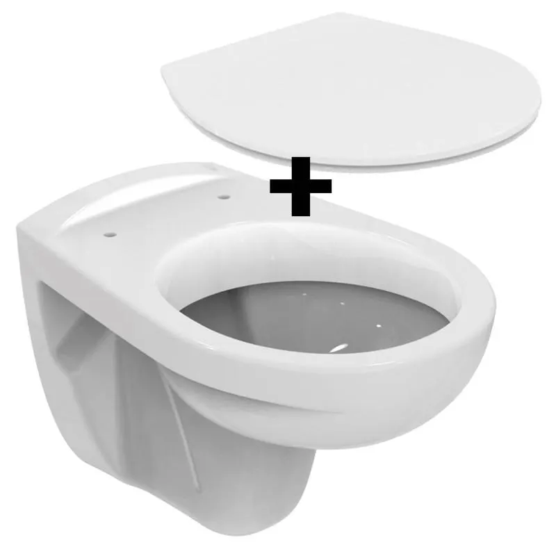 INODORO SUSPENDIDO EUROVIT + ASIENTO