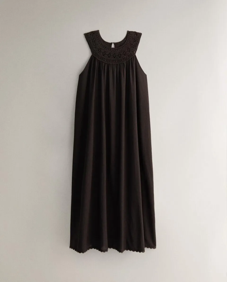 VESTIDO PLAYA LARGO CROCHET