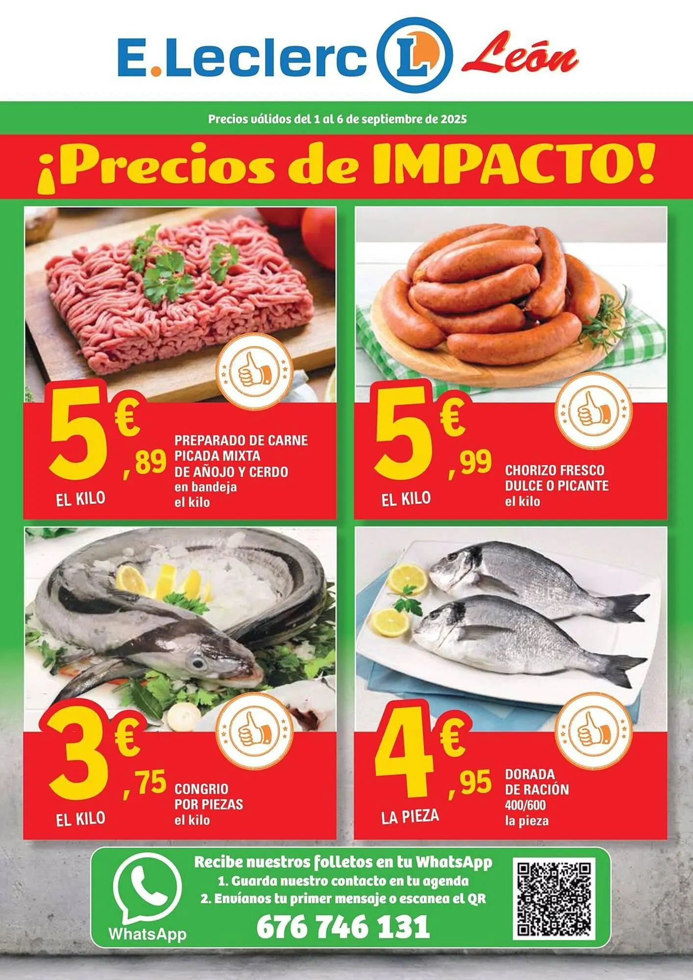 Catálogo de Catálogo E.Leclerc 4 de septiembre al 6 de septiembre 2025 - Página 1