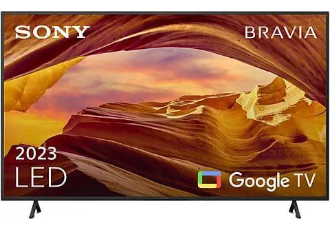 TV LED 50" - Sony BRAVIA 50X75WL, 4K HDR, Smart TV (Google TV), Google Assistant, Alexa, Siri, Bluetooth, Chromecast, Eco, BRAVIA Core, Marco Fino, IA