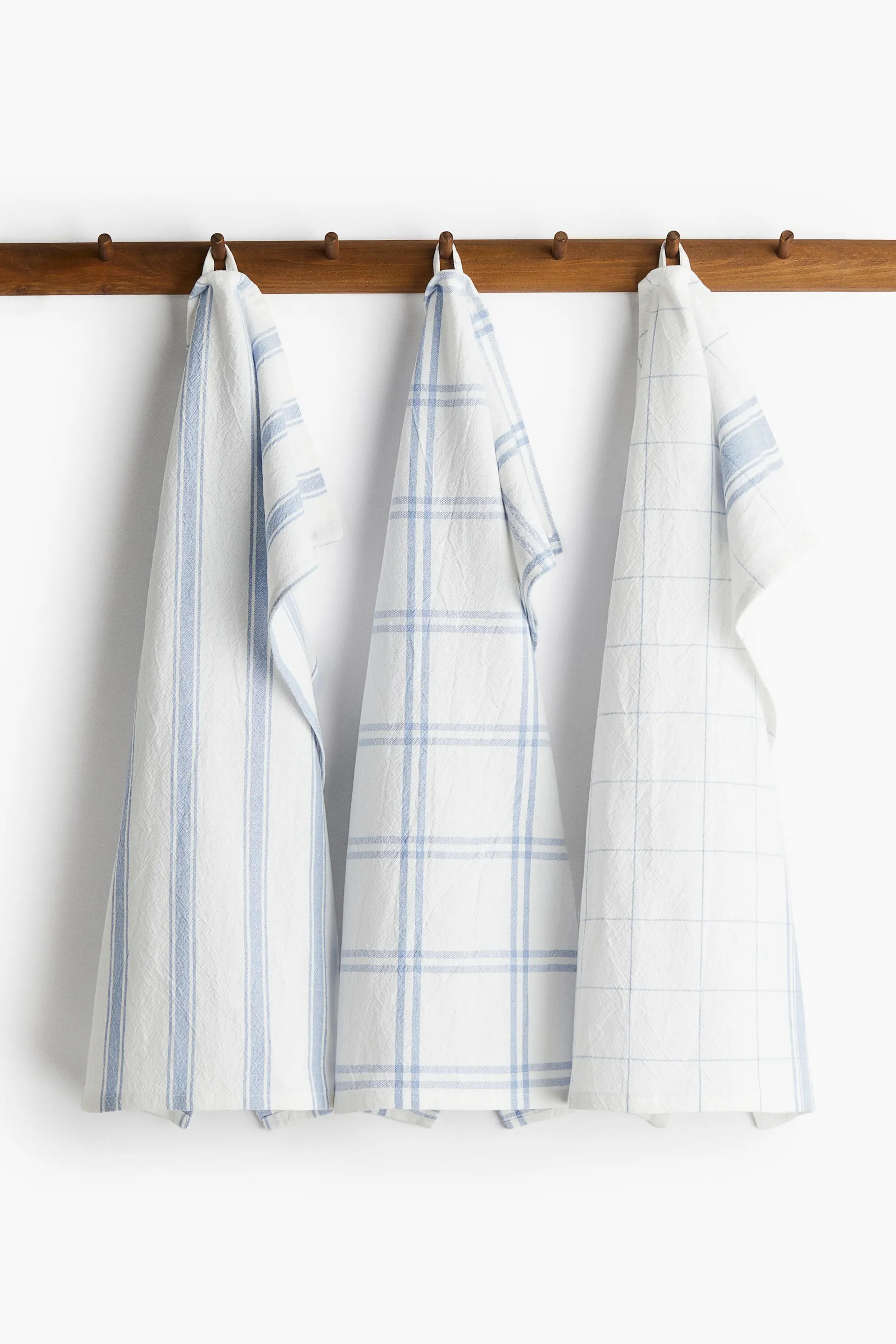 Pack de 3 paños de cocina en algodón