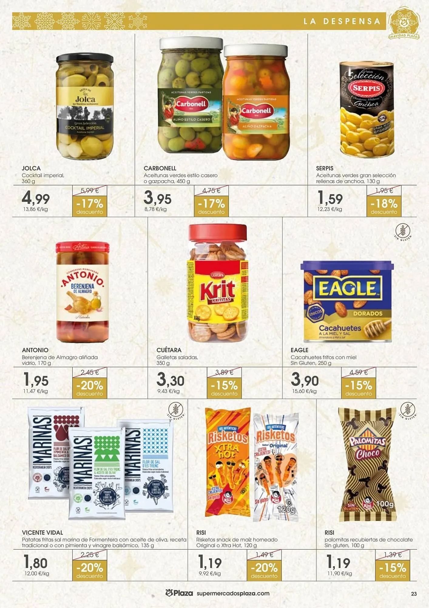 Catálogo de Folleto Supermercados Plaza 4 de diciembre al 17 de diciembre 2025 - Página 23