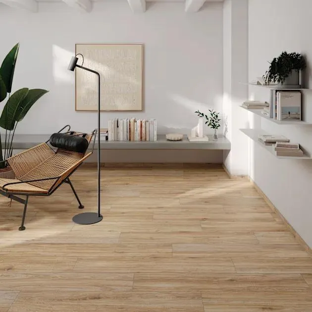 Pavimento Selva Haya Mate 23x120cm Rectificado