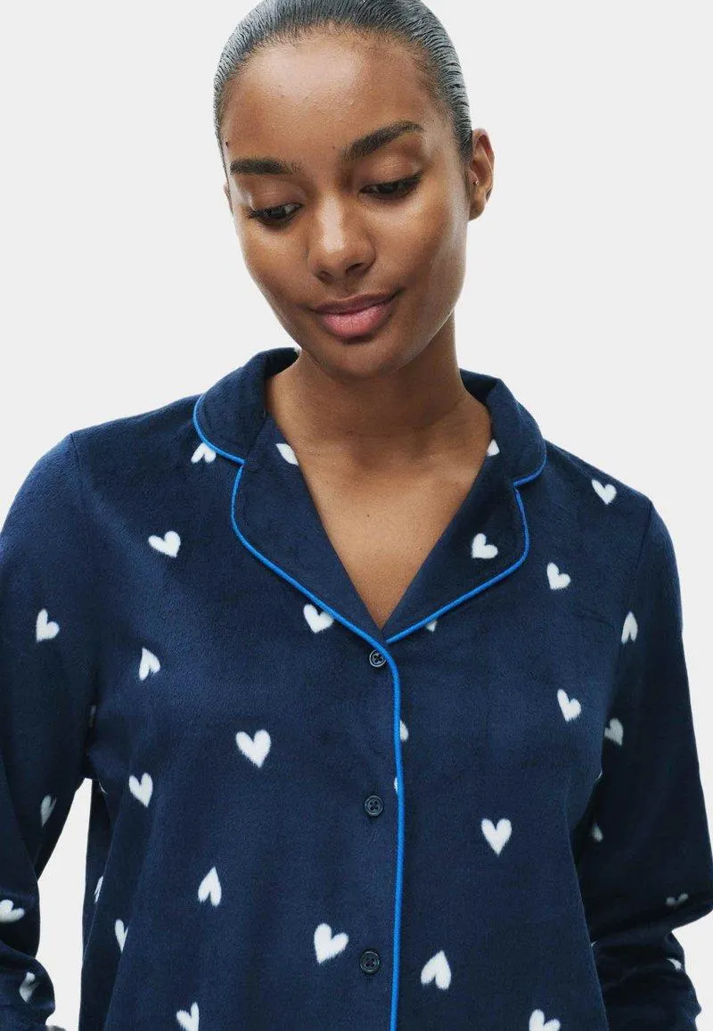 REVERE FLEECE SET - Conjunto de pijama - navy mix