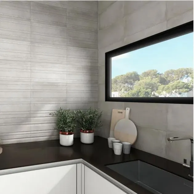 Pavimento porcelánico lecco gris 30 x 60 cm