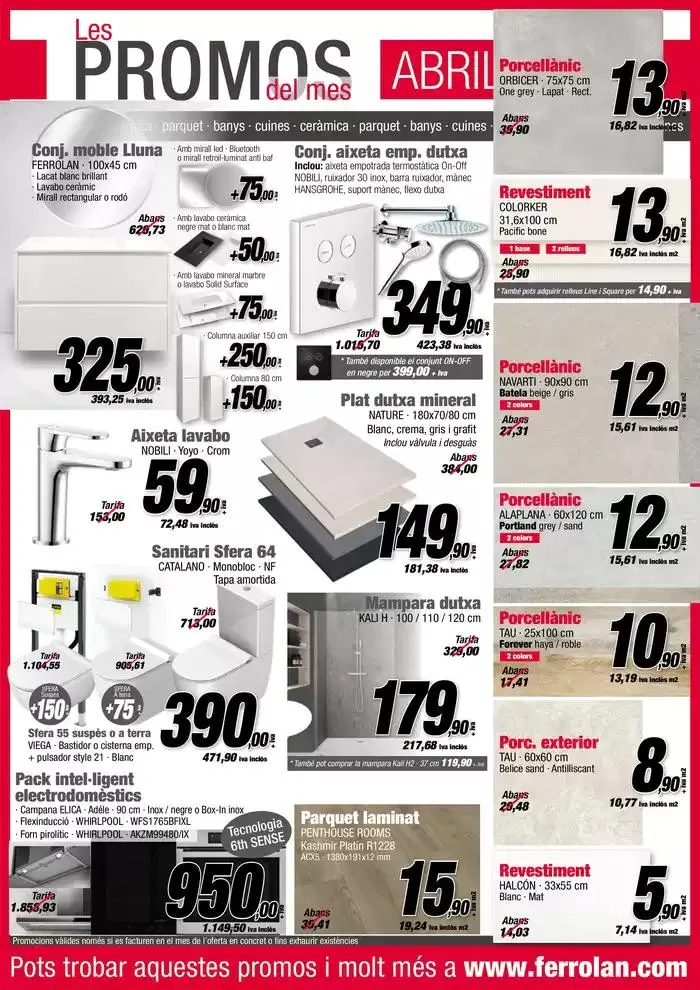Les promos del mes abril - 1