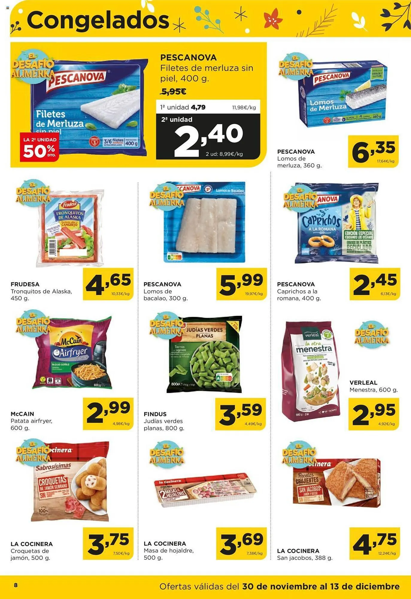 Catálogo de Folleto Alimerka 30 de noviembre al 13 de diciembre 2023 - Página 8